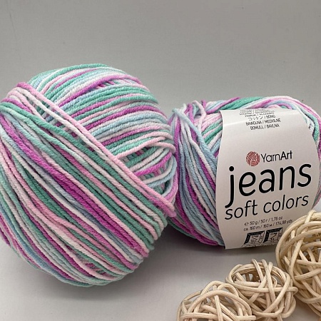 Пряжа Jeans soft colors