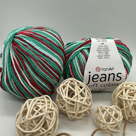 Пряжа Jeans soft colors