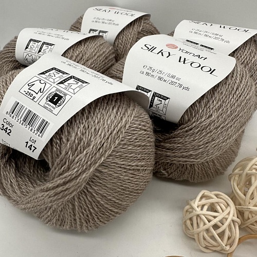 Пряжа Silky Wool