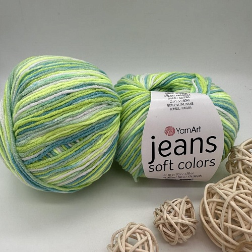 Пряжа Jeans soft colors