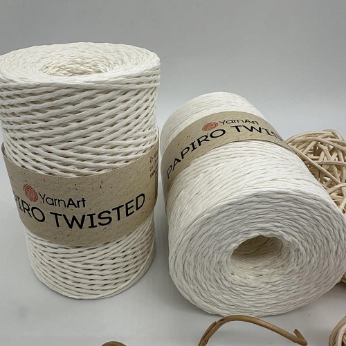 Пряжа Рафия крученая Papiro Twisted