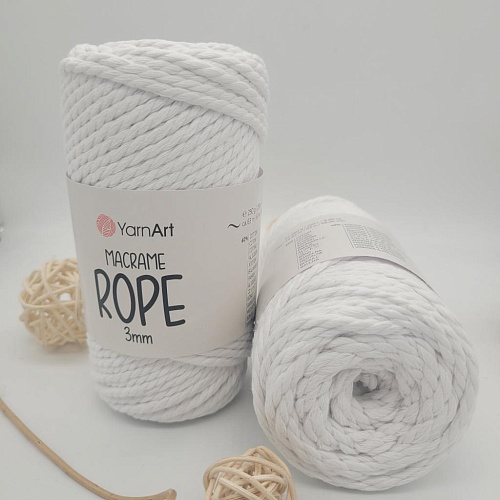 Пряжа YarnArt Macrame ROPE 3mm