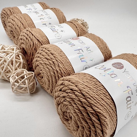 Пряжа Cotton fair 4/4