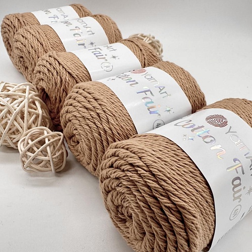 Пряжа Cotton fair 4/4