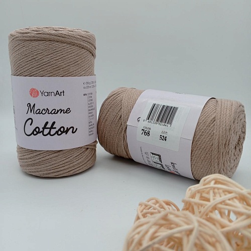 Пряжа Macrame cotton
