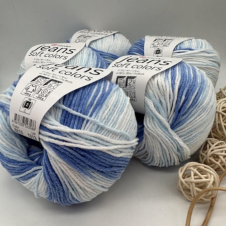 Пряжа Jeans soft colors