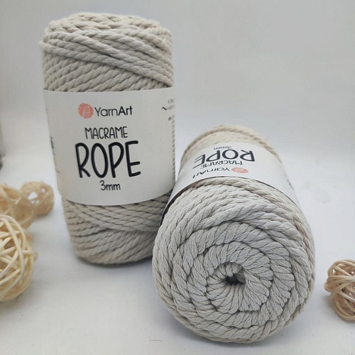 Пряжа YarnArt Macrame ROPE 3mm