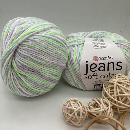 Пряжа Jeans soft colors