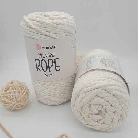 Пряжа YarnArt Macrame ROPE 3mm