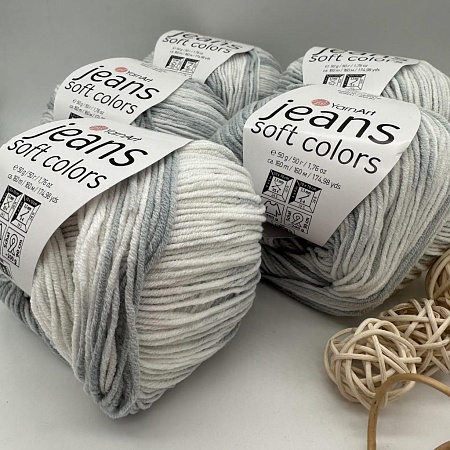 Пряжа Jeans soft colors