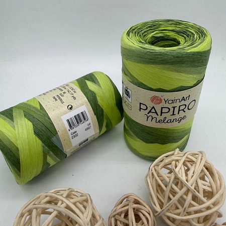 Пряжа Рафия Papiro Melange
