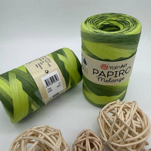 Пряжа Рафия Papiro Melange