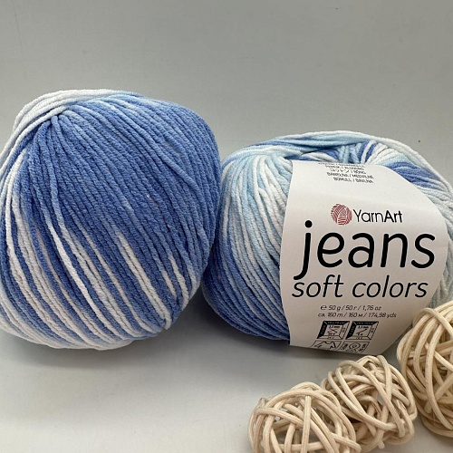 Пряжа Jeans soft colors