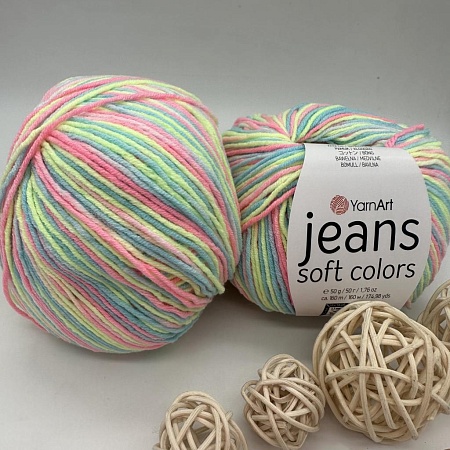 Пряжа Jeans soft colors