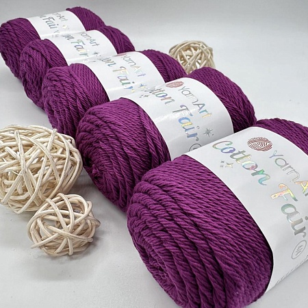 Пряжа Cotton fair 4/4
