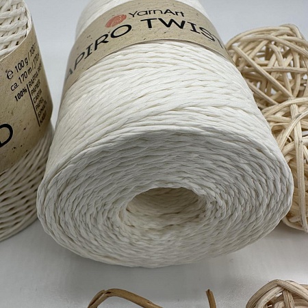 Пряжа Рафия крученая Papiro Twisted
