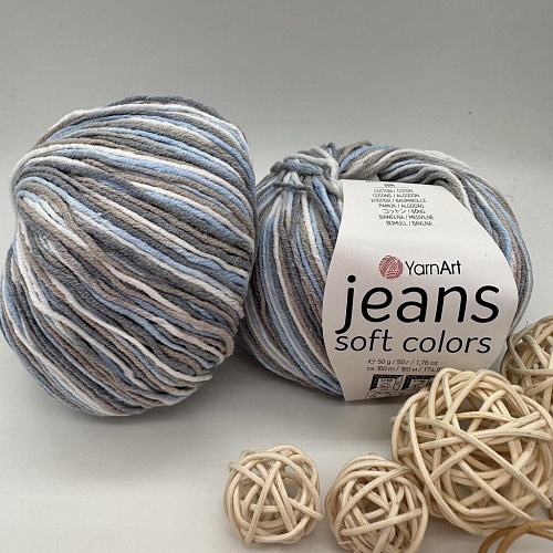 Пряжа Jeans soft colors