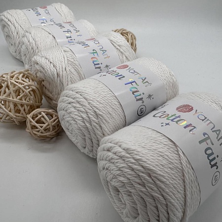 Пряжа Cotton fair 4/4