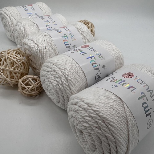 Пряжа Cotton fair 4/4
