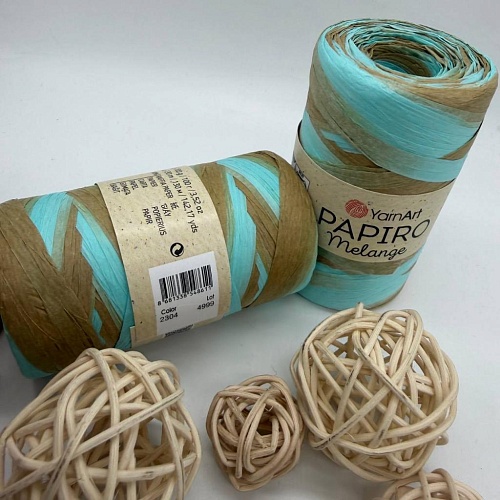 Пряжа Рафия Papiro Melange